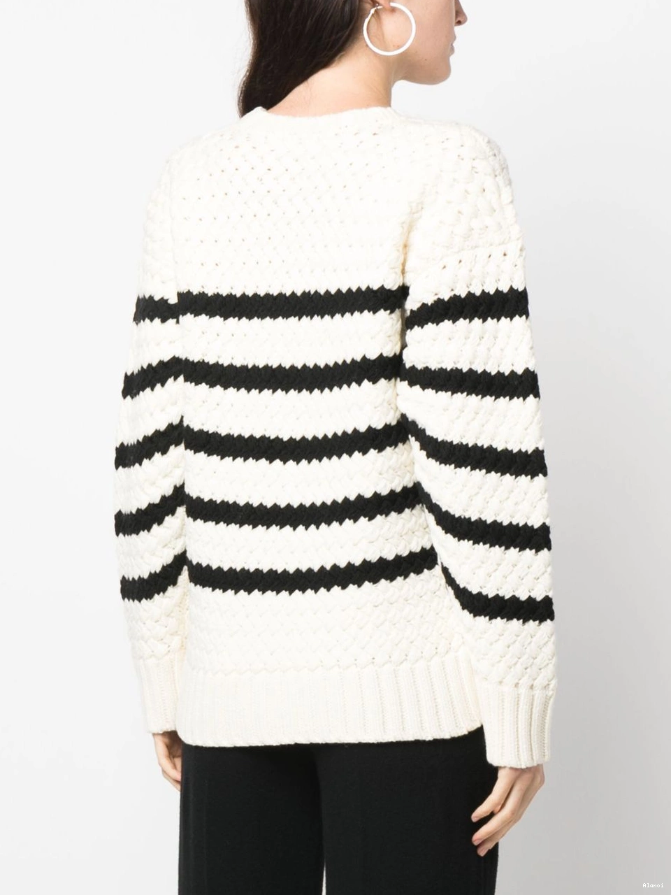 Affordable jumper Alanui Mariner wool The striped Women 0627